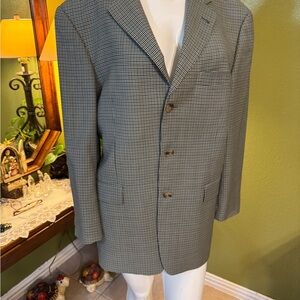 Burberry Gray Sport Coat with Sophisticated Texture
